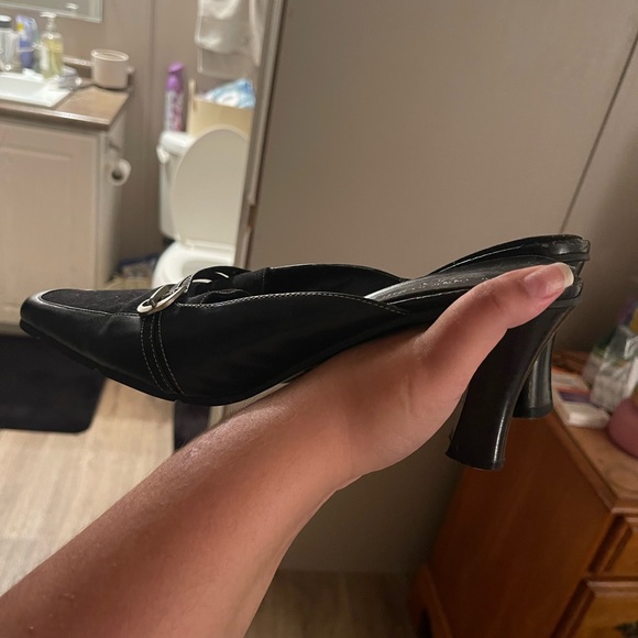 Anne Klein sturdy, narrow square toe 3in heels - Picture 3 of 3